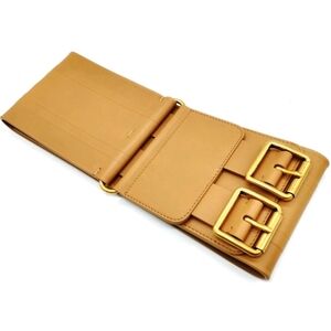 Christian Dior Beige Leather Belt